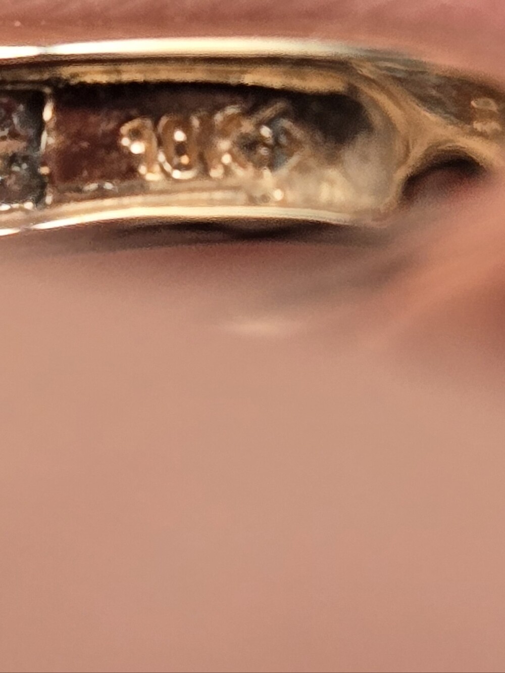 Zales 10k Rose Gold Diamond Anniversay Ring - Picture 2 of 7